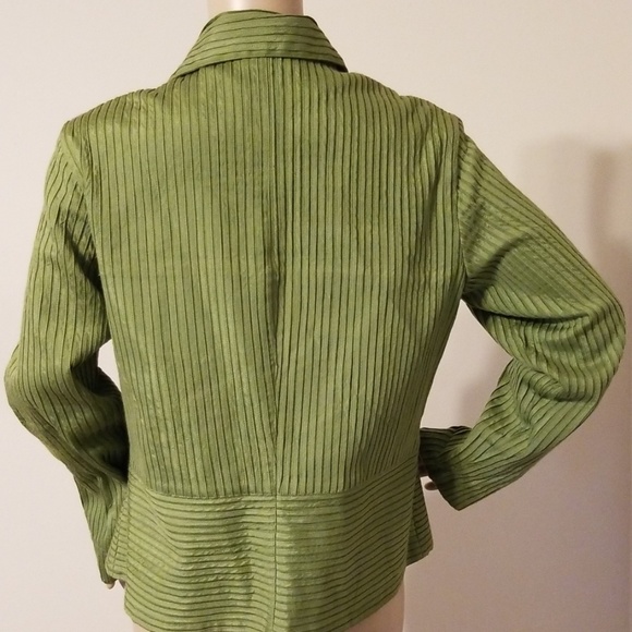 Chico's Women Ribbed Designs Jacket - Picture 6 of 8